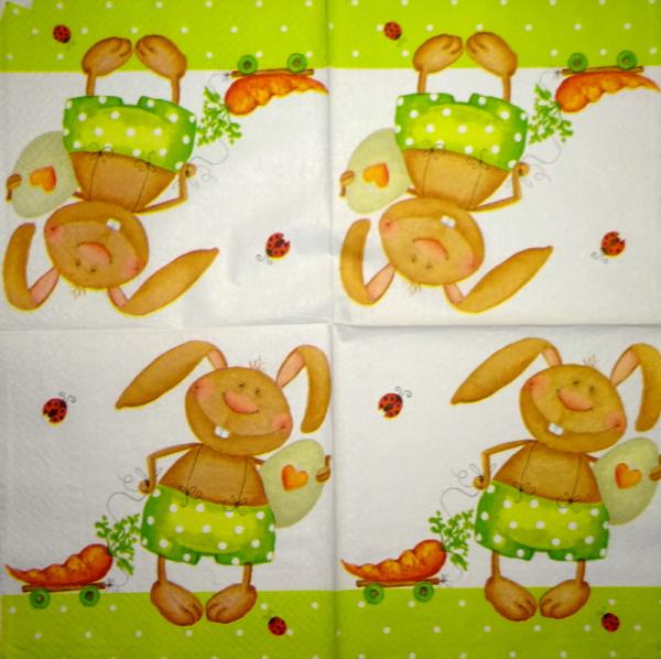 184 Rabbits:  unnatürlich - 3-ply - 35x35 cm